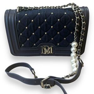 NWT Badgley Mischka Quilted Crossbody Bag